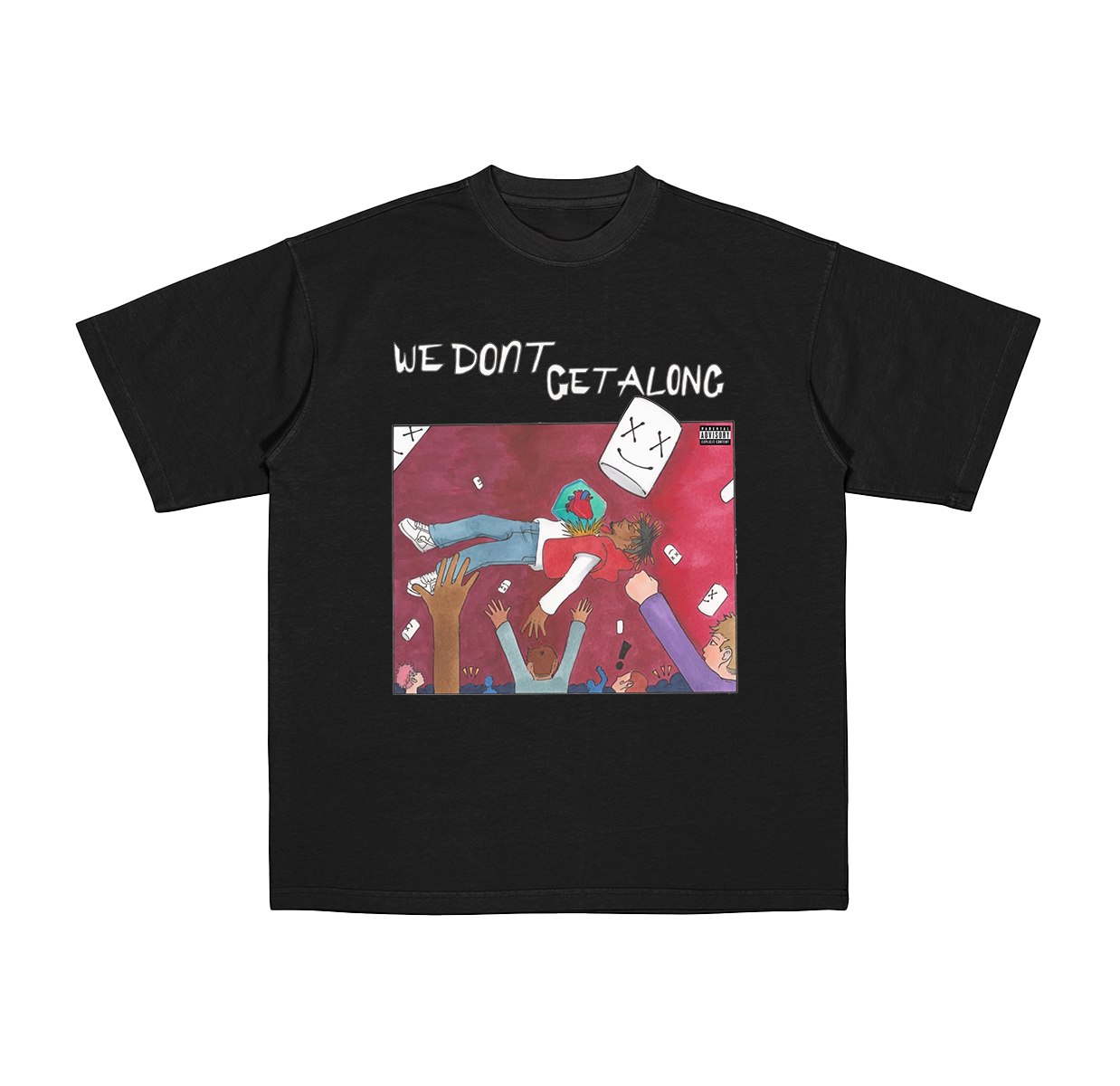 Juice WRLD And Marshmello - We Dont Get Along  Cotton Unisex T-shirt