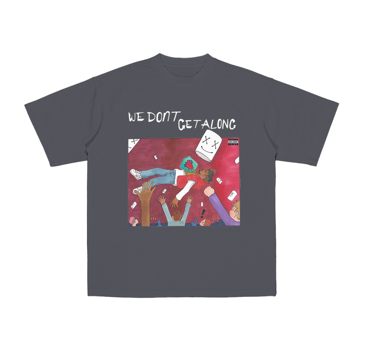 Juice WRLD And Marshmello - We Dont Get Along  Cotton Unisex T-shirt