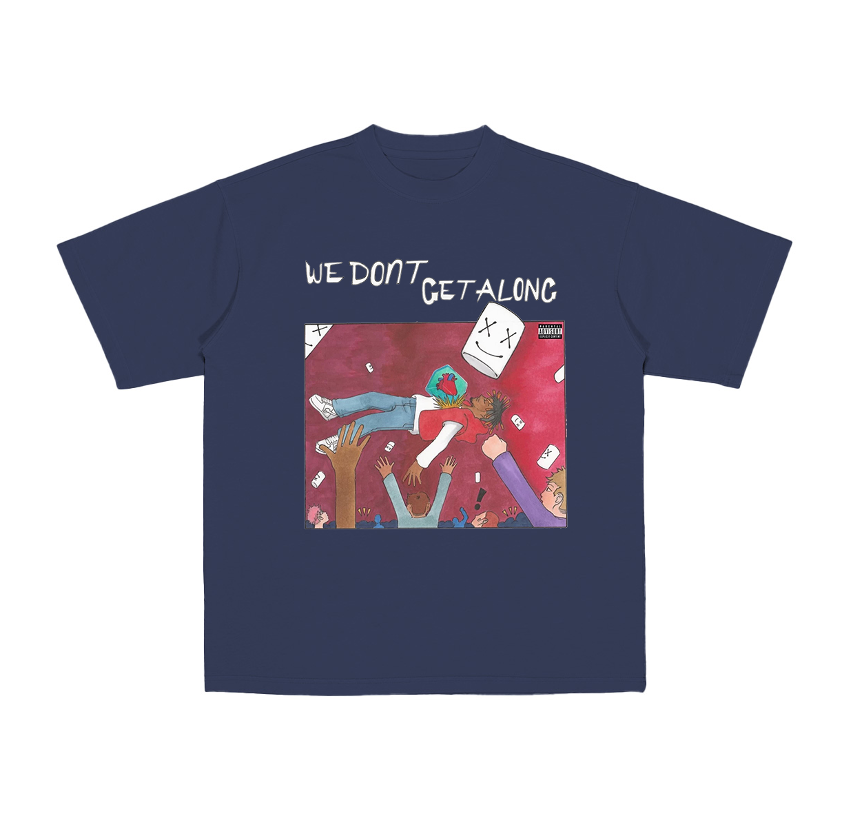 Juice WRLD And Marshmello - We Dont Get Along  Cotton Unisex T-shirt