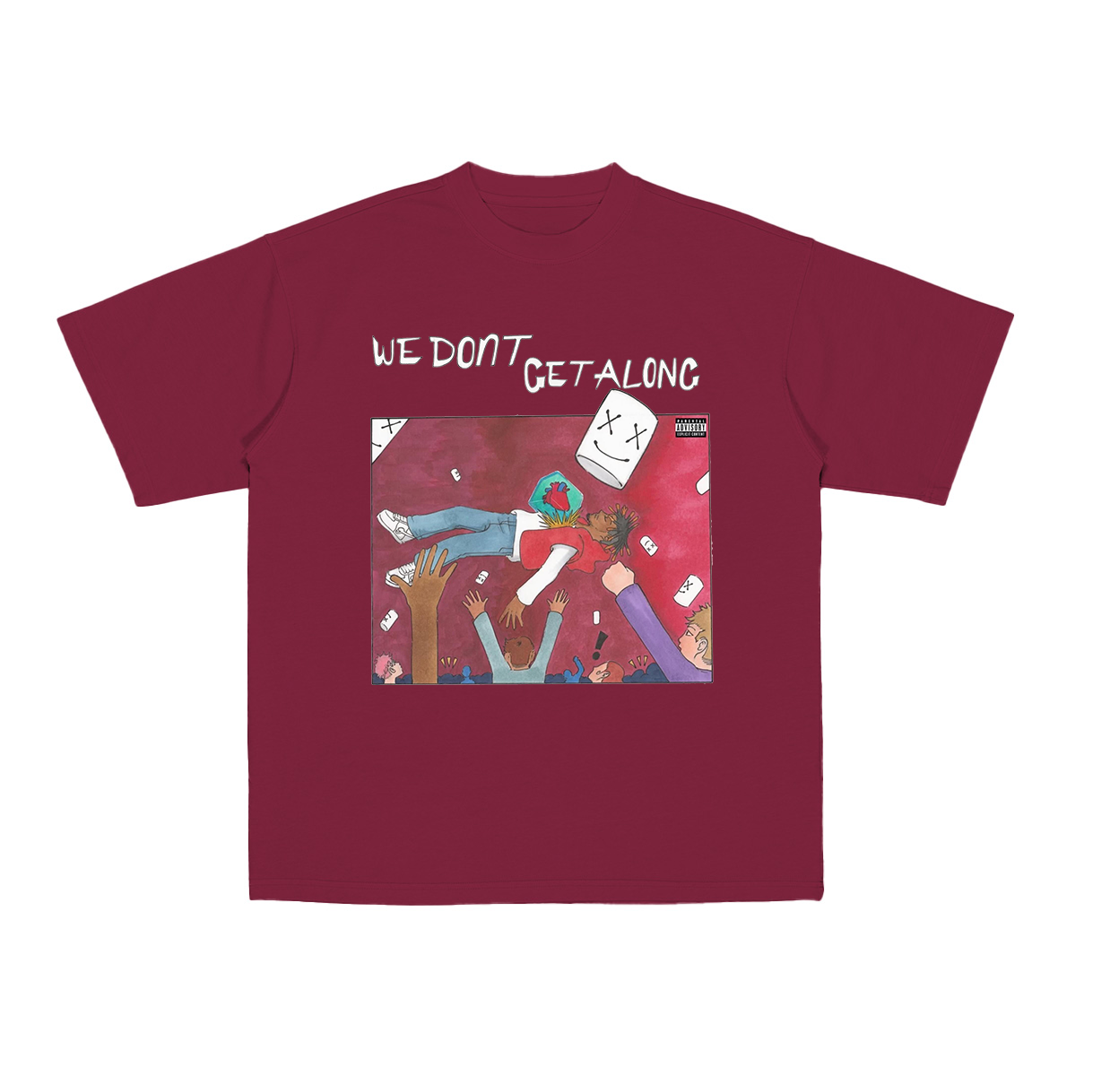 Juice WRLD And Marshmello - We Dont Get Along  Cotton Unisex T-shirt