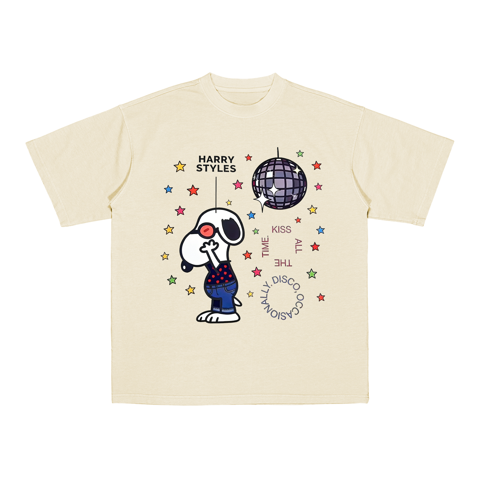 Harry Styles Kiss All The Time, Disco Occasionally Cotton Unisex T-shirt