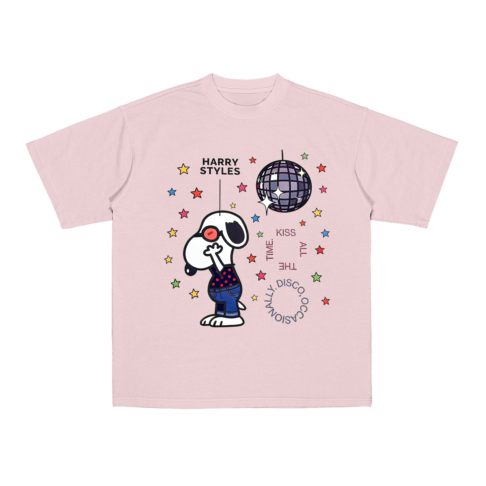 Harry Styles Kiss All The Time, Disco Occasionally Cotton Unisex T-shirt