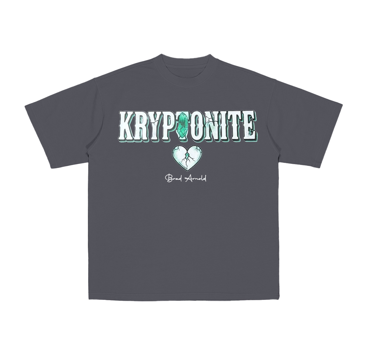 Brad Arnold Kryptonite Crystal Heart,3 Doors Down  Cotton Unisex T-shirt