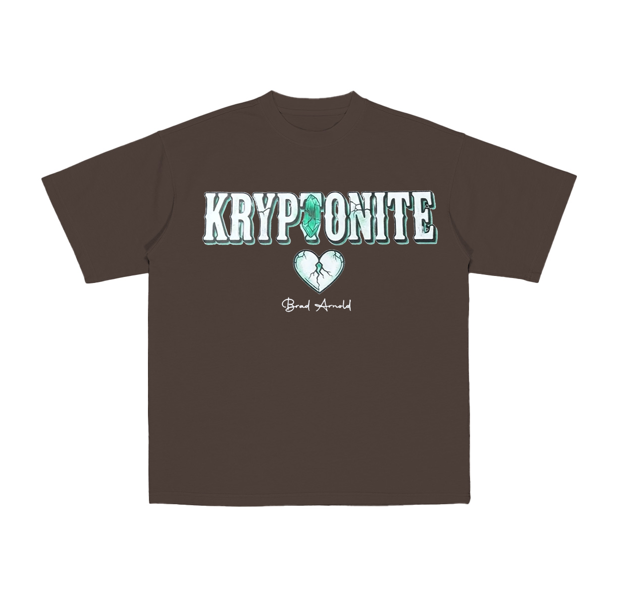 Brad Arnold Kryptonite Crystal Heart,3 Doors Down  Cotton Unisex T-shirt