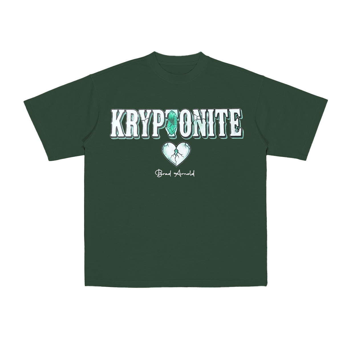 Brad Arnold Kryptonite Crystal Heart,3 Doors Down  Cotton Unisex T-shirt