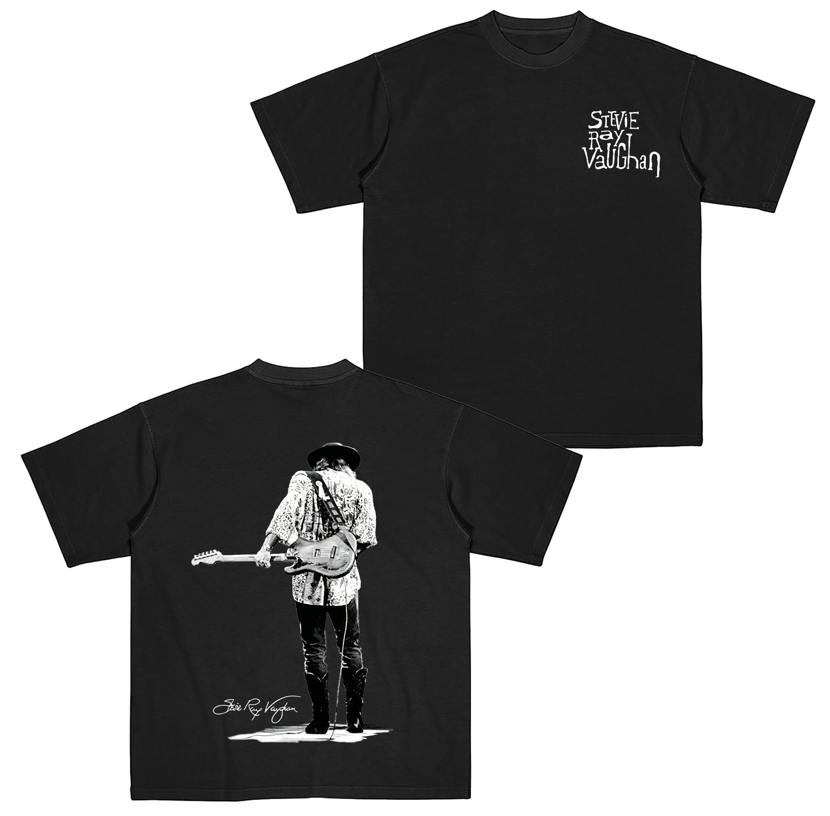 Stevie Ray Vaughan Cotton Unisex T-shirt