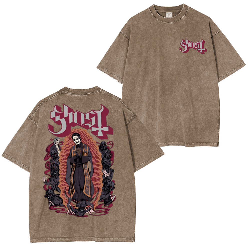 Ghost Band World Tour 2025 Washed Unisex T-Shirt