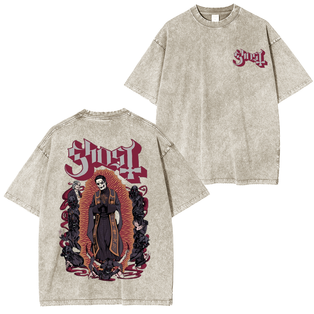 Ghost Band World Tour 2025 Washed Unisex T-Shirt