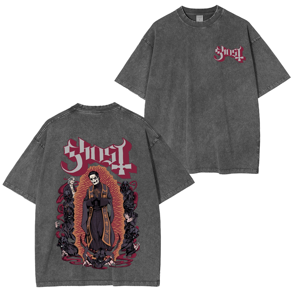 Ghost Band World Tour 2025 Washed Unisex T-Shirt