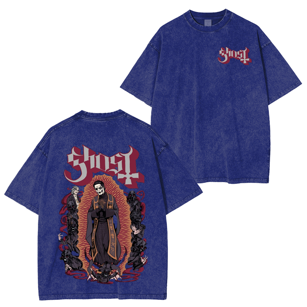 Ghost Band World Tour 2025 Washed Unisex T-Shirt