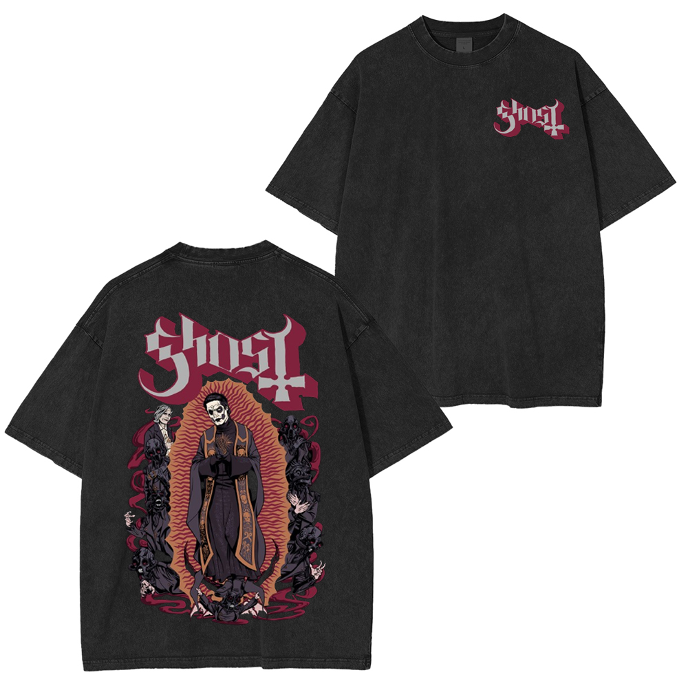 Ghost Band World Tour 2025 Washed Unisex T-Shirt