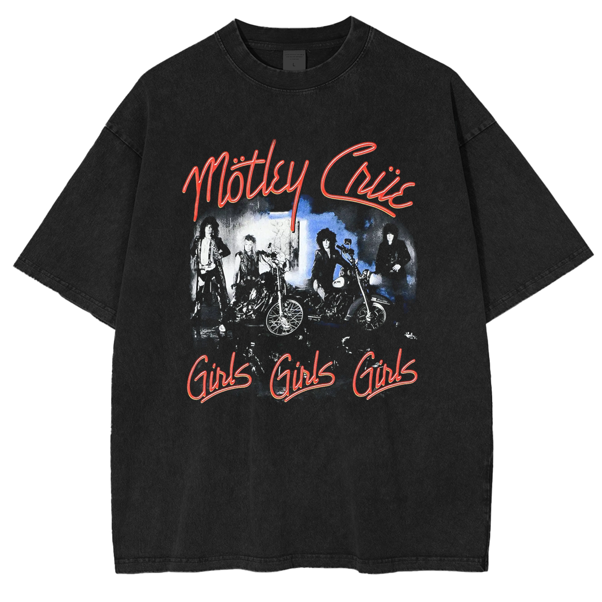 Montley Crue Girl Girl Girl  Washed Unisex T-Shirt