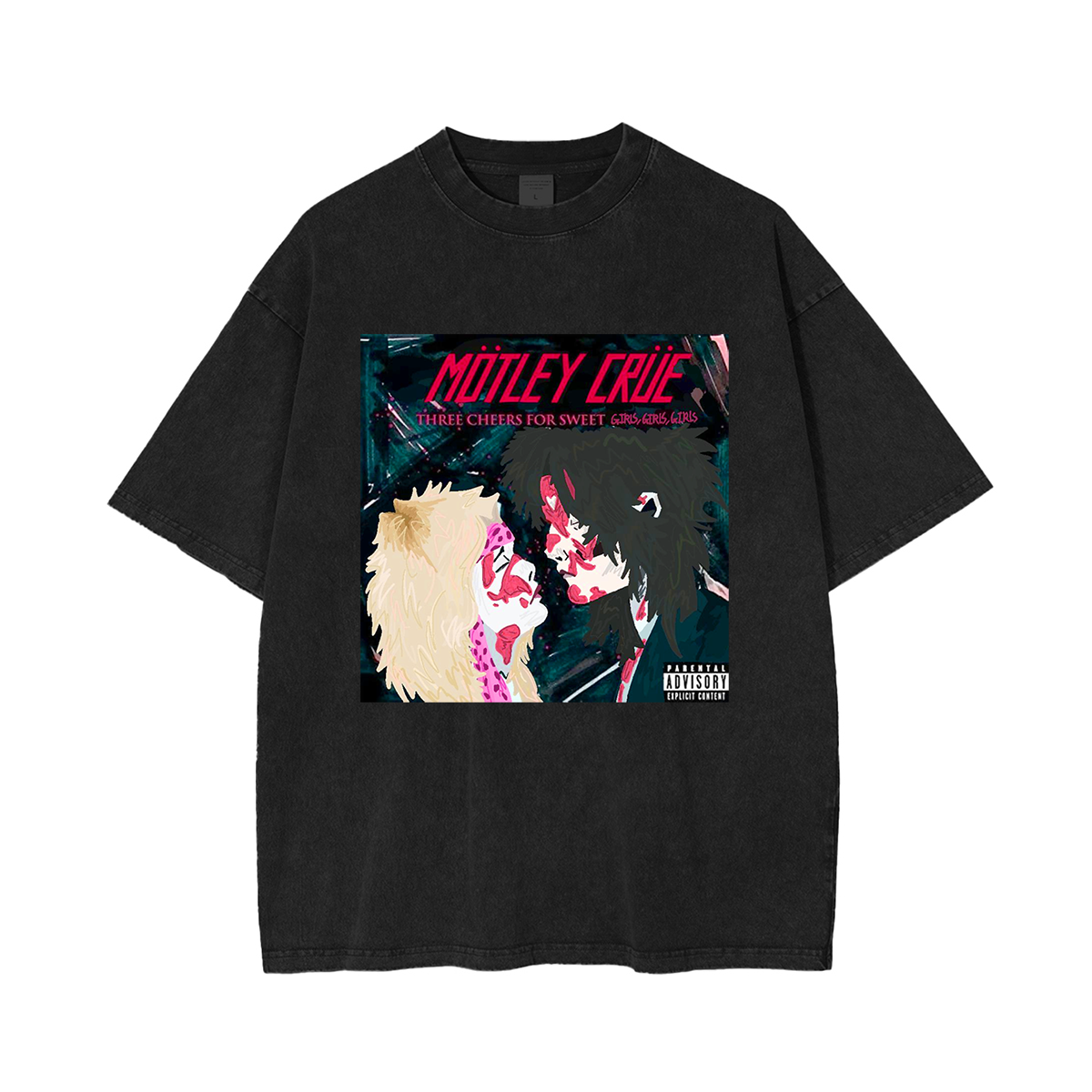 Vintage Motley Crue Girls Girls Girls Washed Unisex T-Shirt