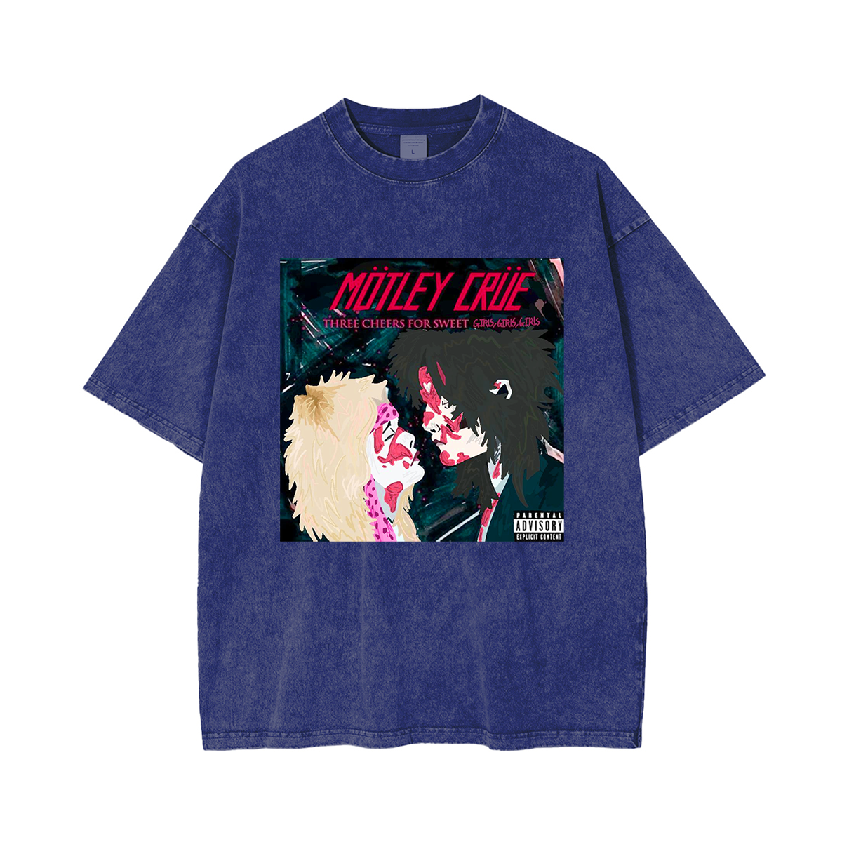 Vintage Motley Crue Girls Girls Girls Washed Unisex T-Shirt