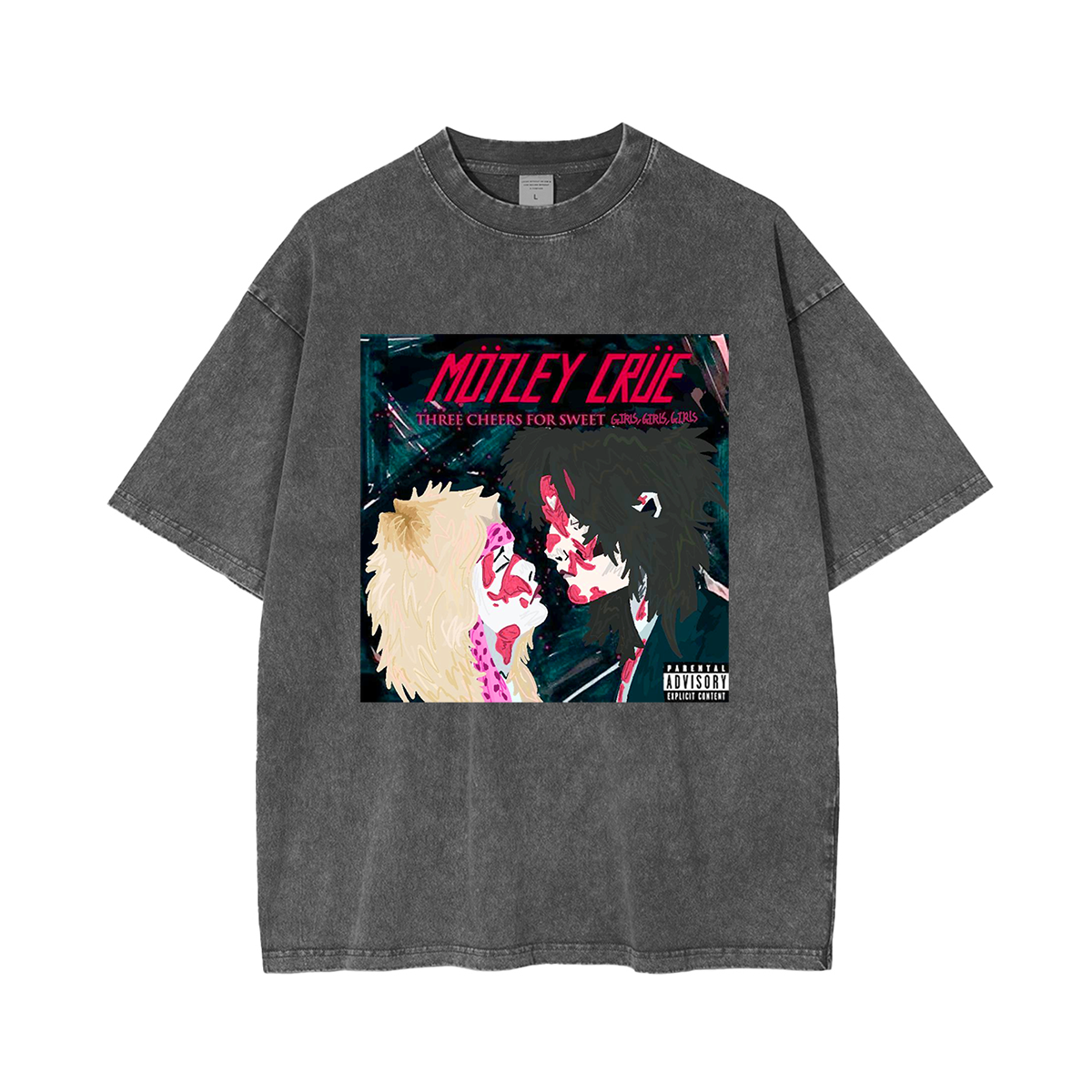Vintage Motley Crue Girls Girls Girls Washed Unisex T-Shirt