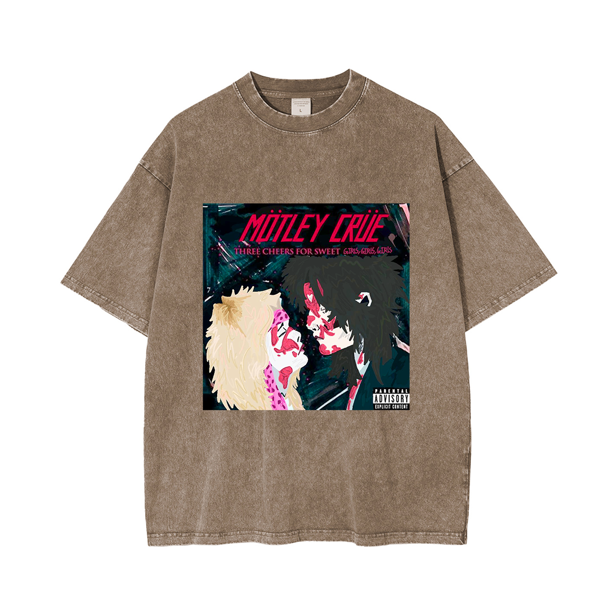 Vintage Motley Crue Girls Girls Girls Washed Unisex T-Shirt