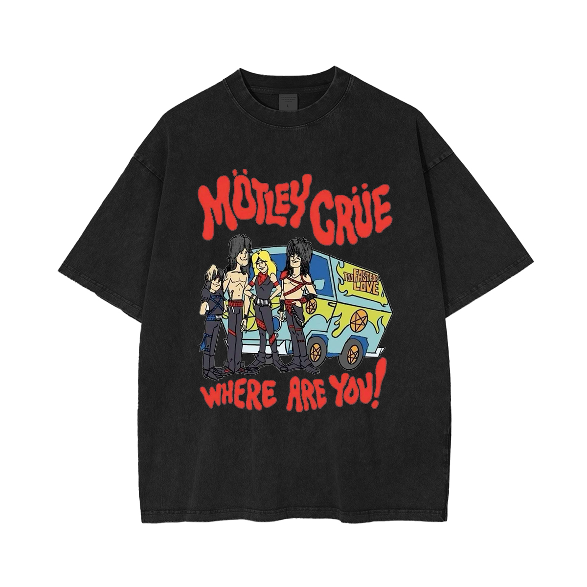 Motley Crue band Washed Unisex T-Shirt