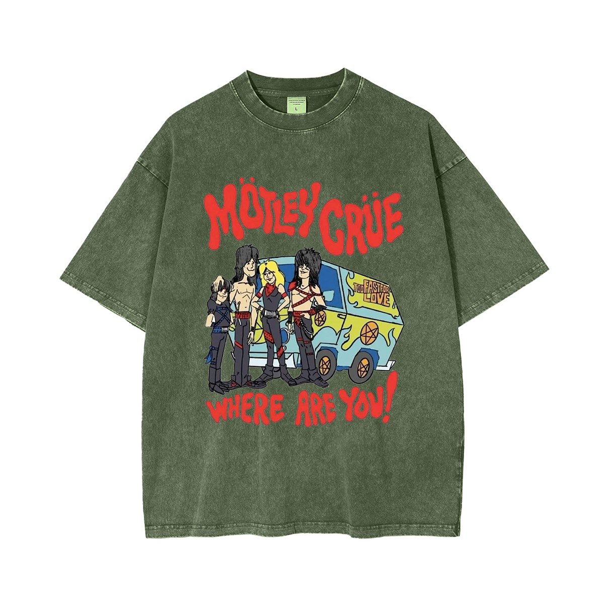 Motley Crue band Washed Unisex T-Shirt