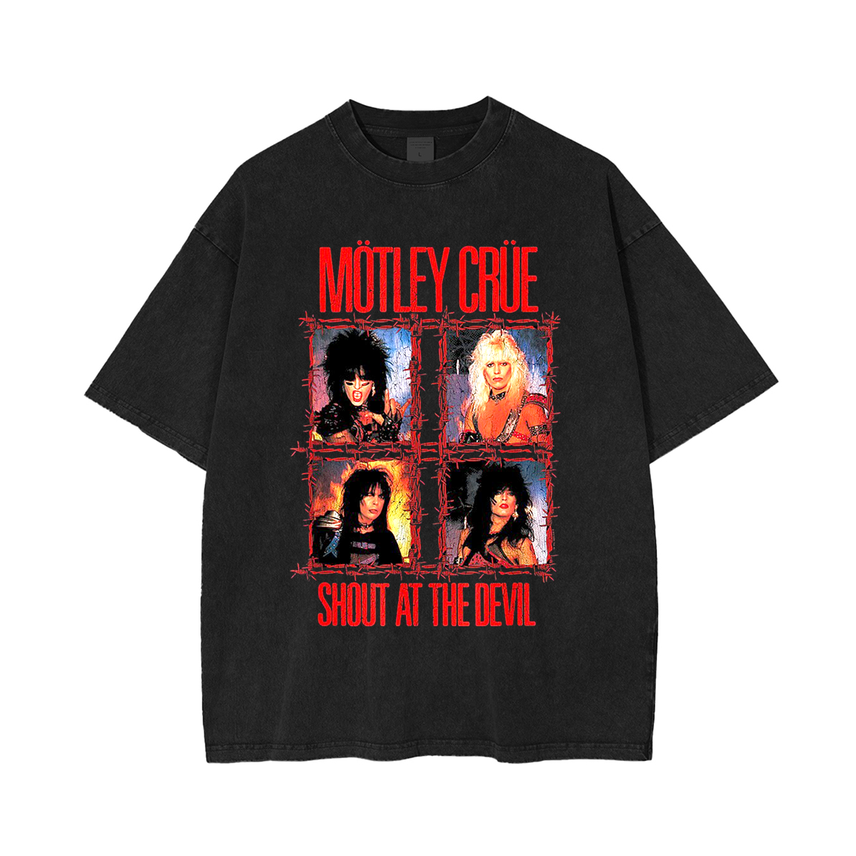 Motley Crue Shout At The Devil Washed Unisex T-Shirt