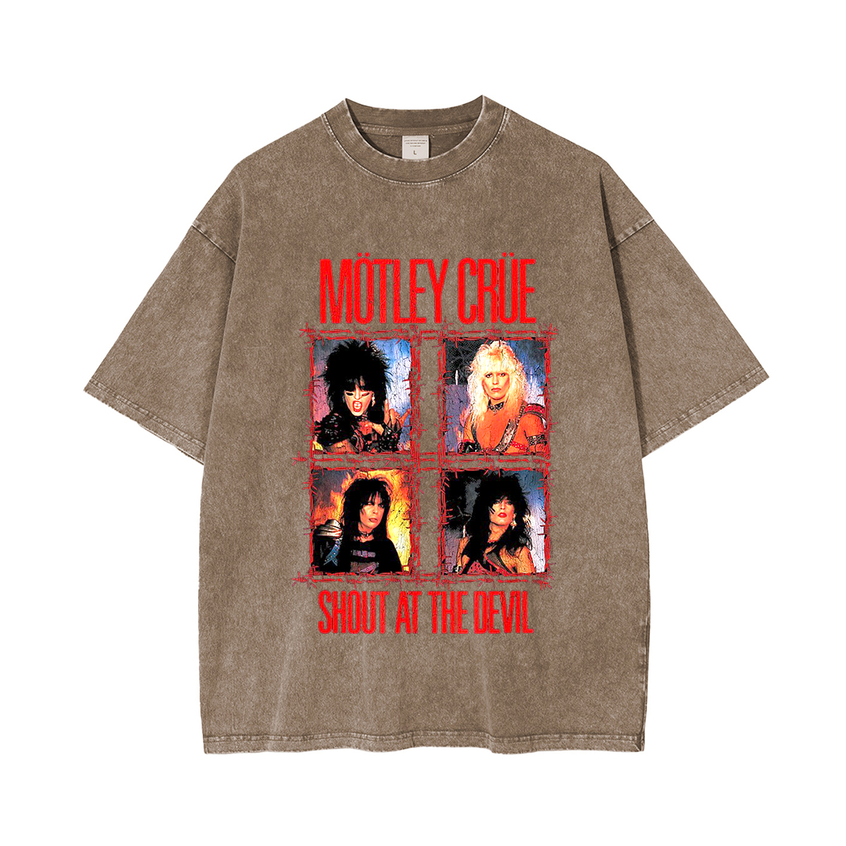 Motley Crue Shout At The Devil Washed Unisex T-Shirt