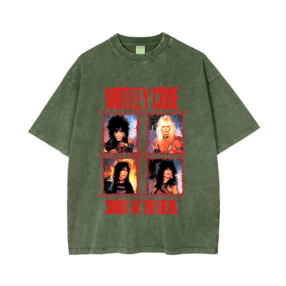 Motley Crue Shout At The Devil Washed Unisex T-Shirt