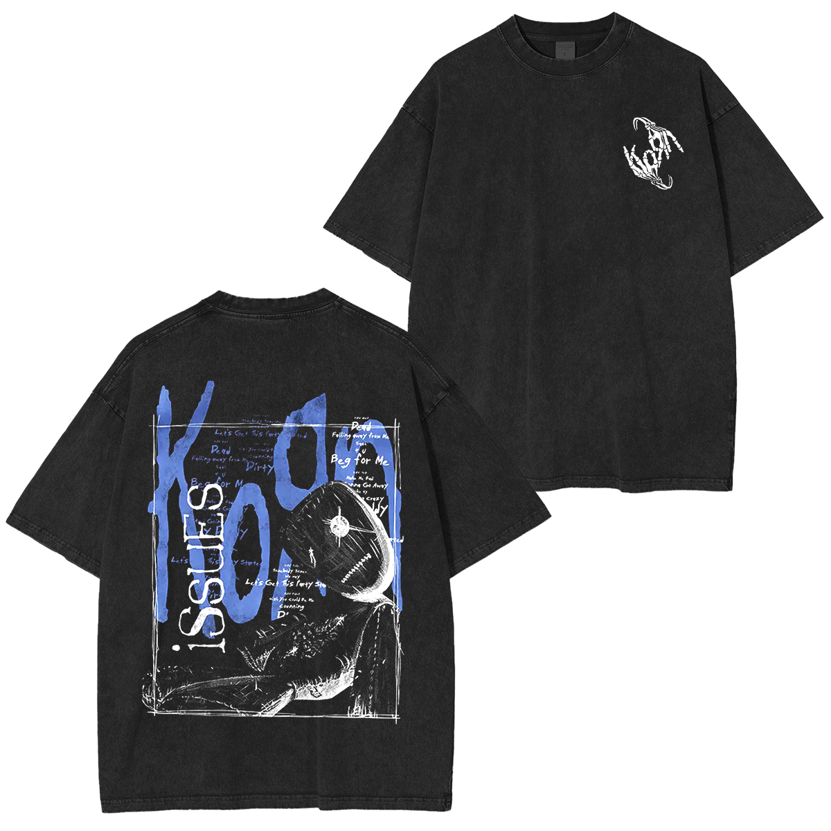 Korn Issues Rock Washed Unisex T-Shirt