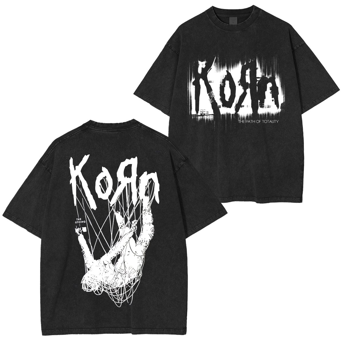 Korn White Noise Washed Unisex T-Shirt