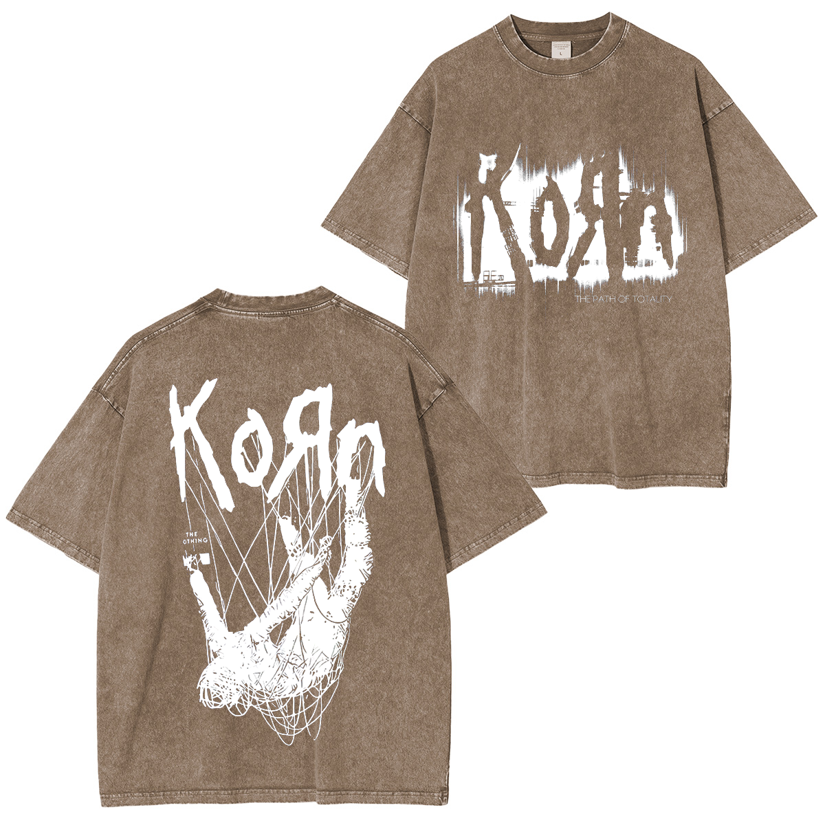 Korn White Noise Washed Unisex T-Shirt