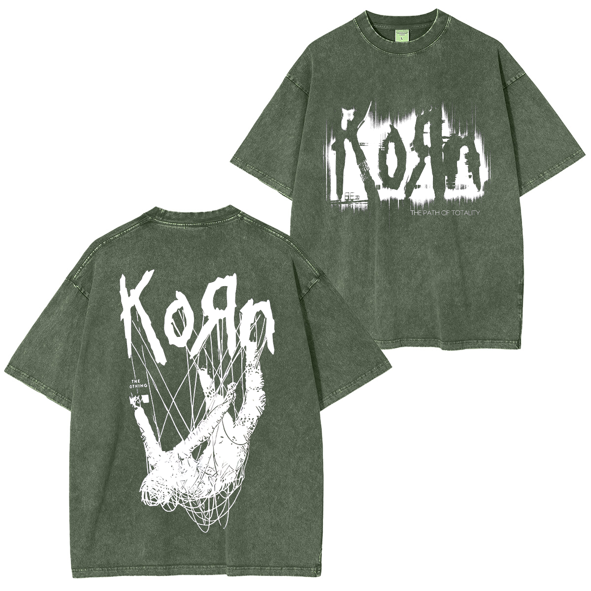 Korn White Noise Washed Unisex T-Shirt