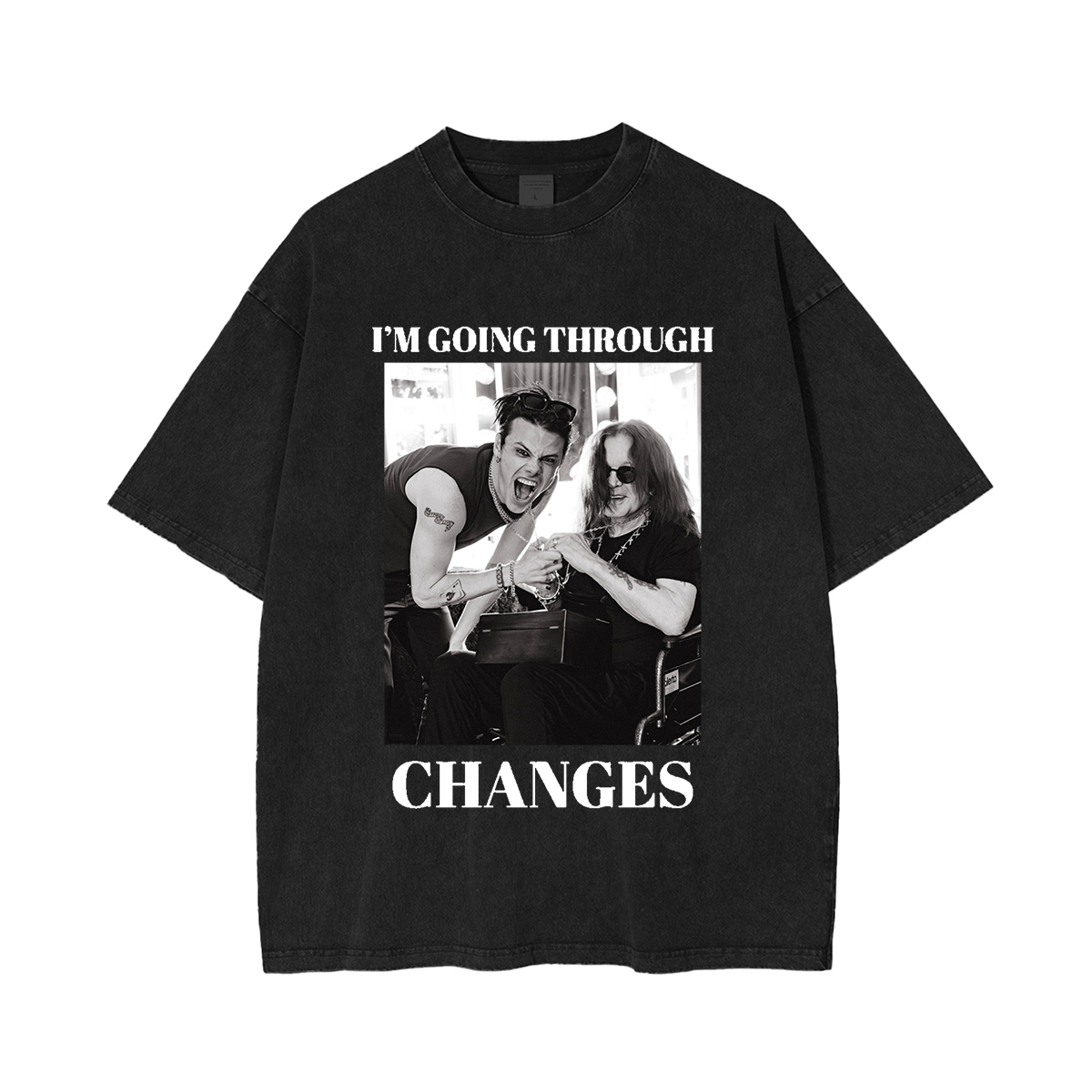 Ozzy Osbourne ,Yungblud Going Through Changes  Washed Unisex T-Shirt