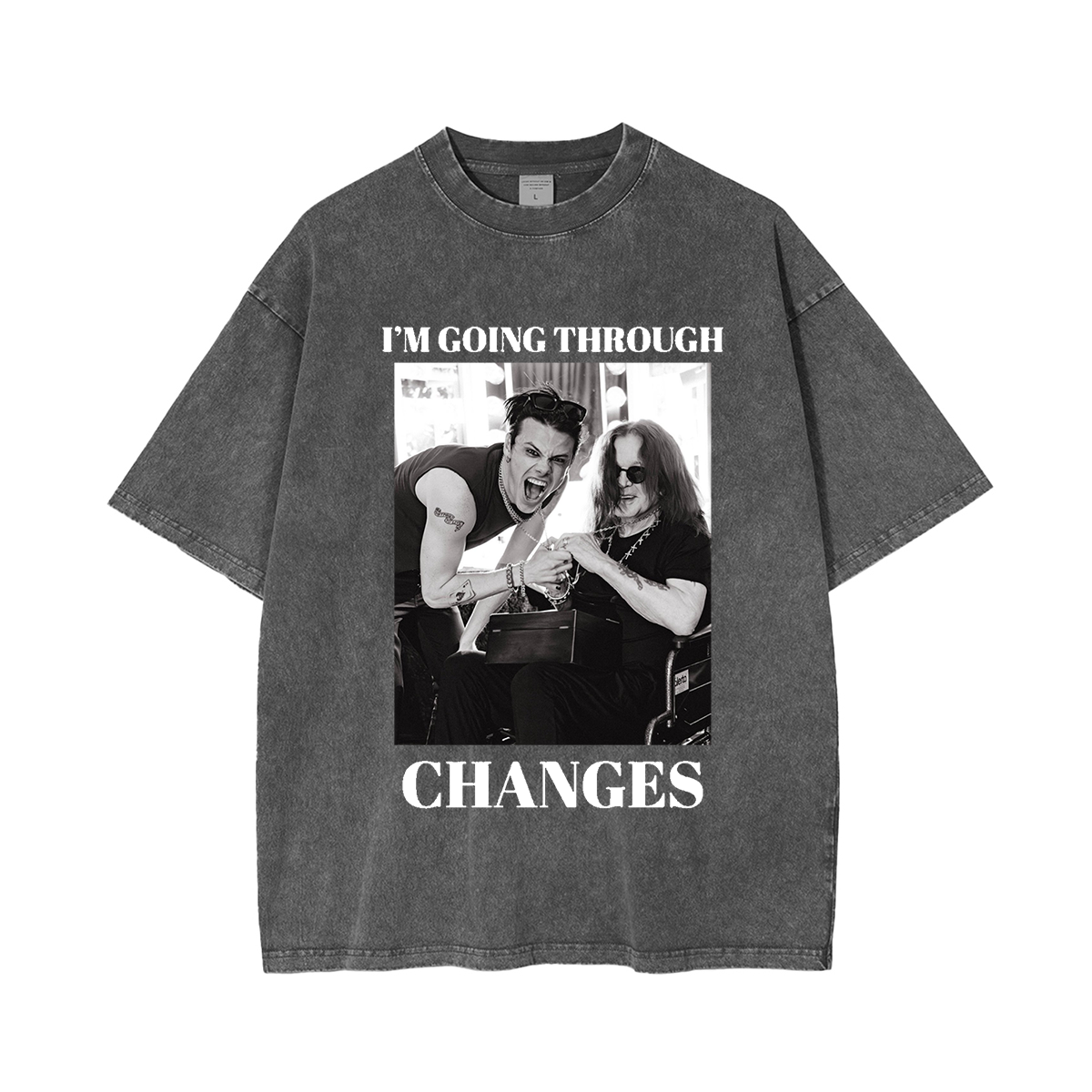 Ozzy Osbourne ,Yungblud Going Through Changes  Washed Unisex T-Shirt
