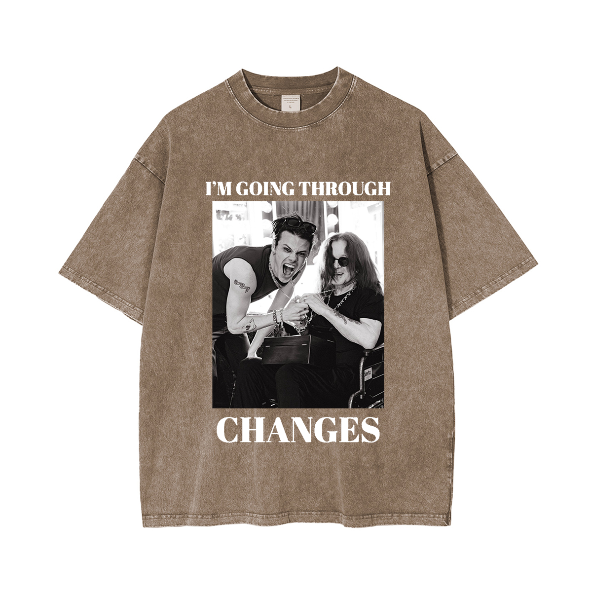Ozzy Osbourne ,Yungblud Going Through Changes  Washed Unisex T-Shirt
