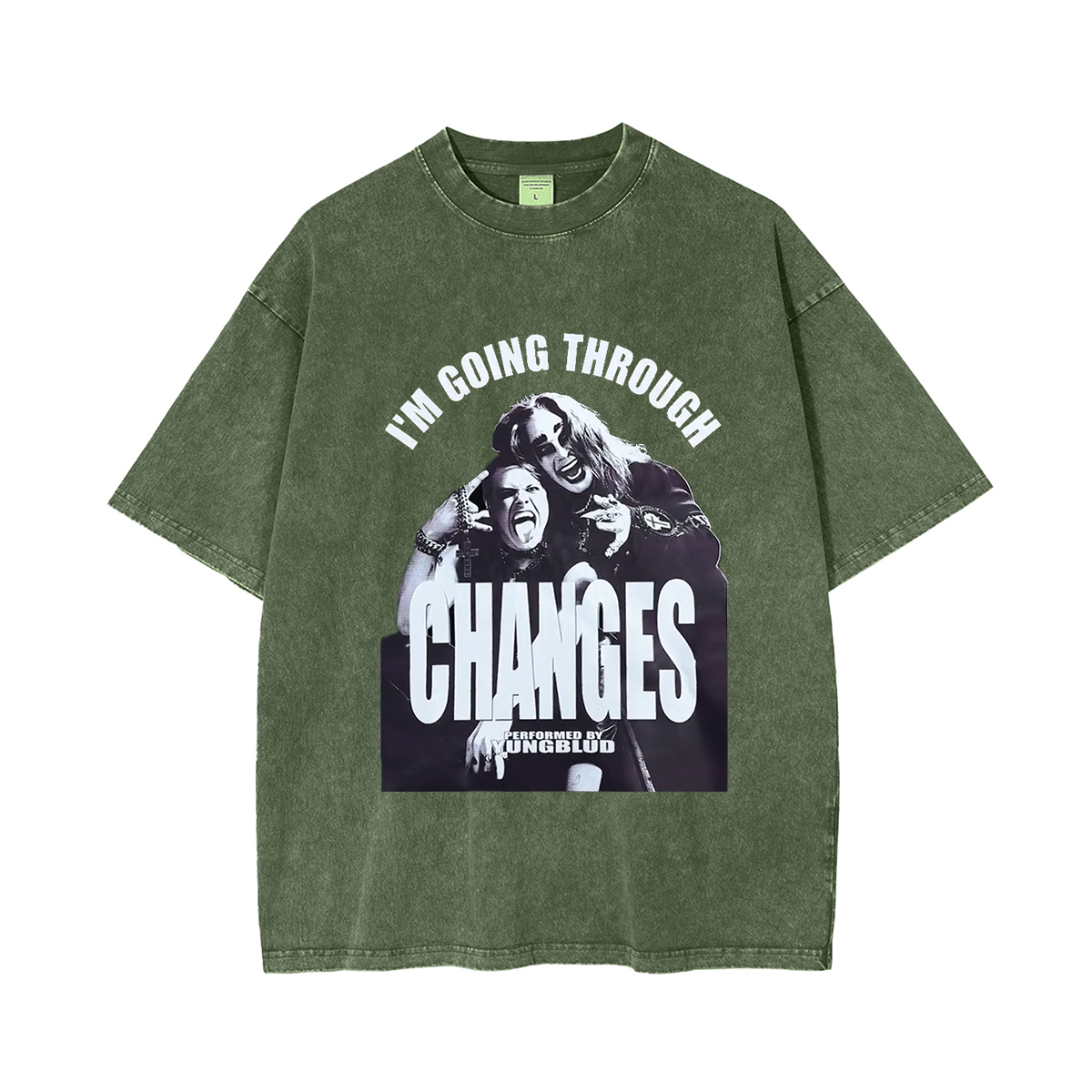 Ozzy Osbourne ,Yungblud Going Through Changes  Washed Unisex T-Shirt