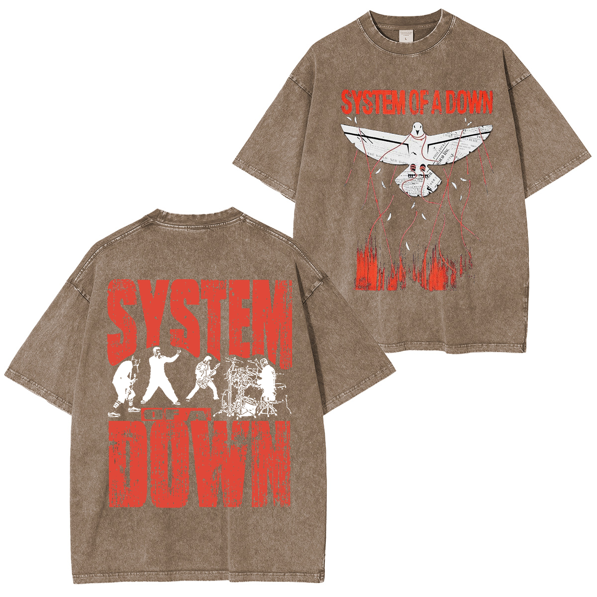 System Of A Down Washed Unisex T-Shirt