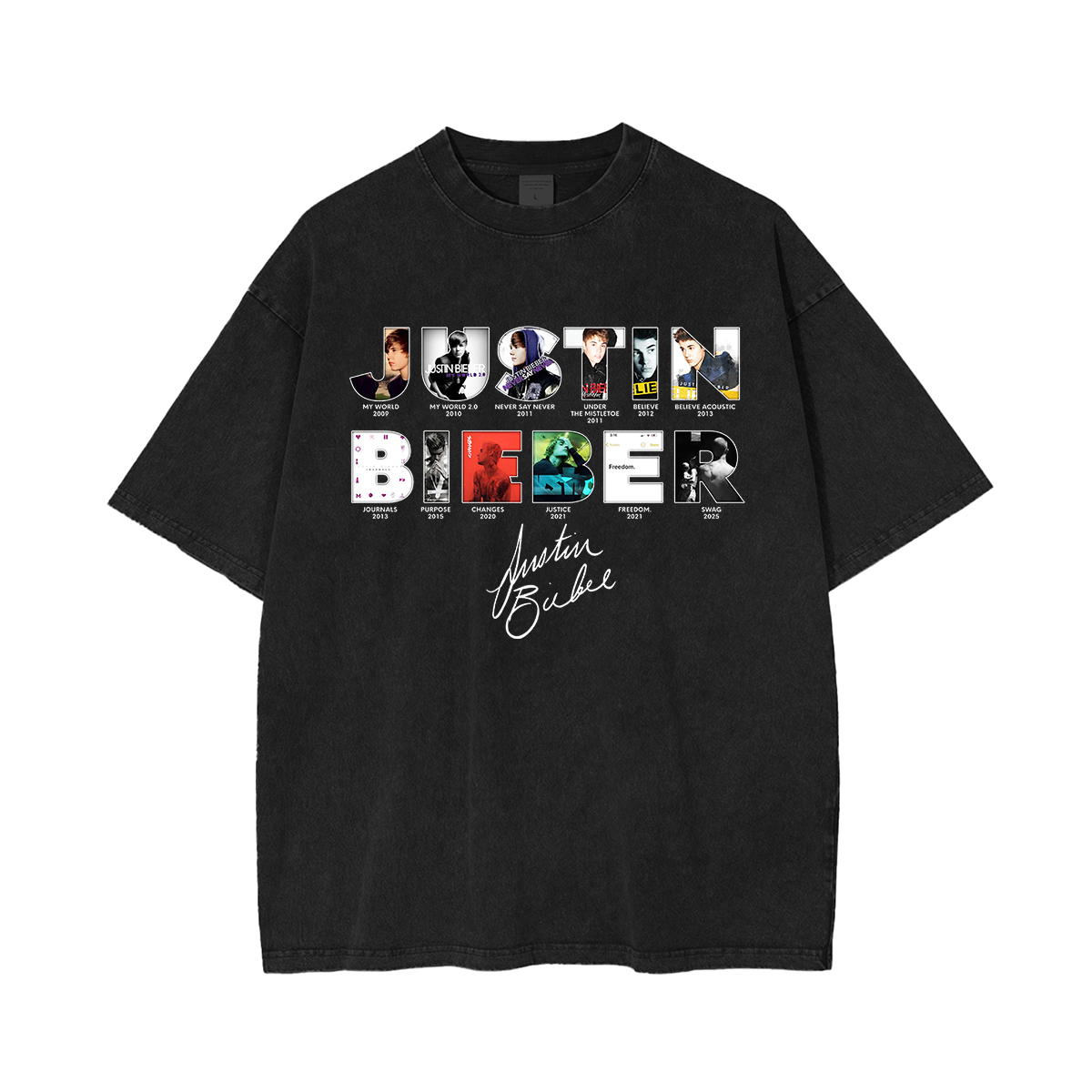 JUSTIN BIEBER Washed Unisex T-Shirt