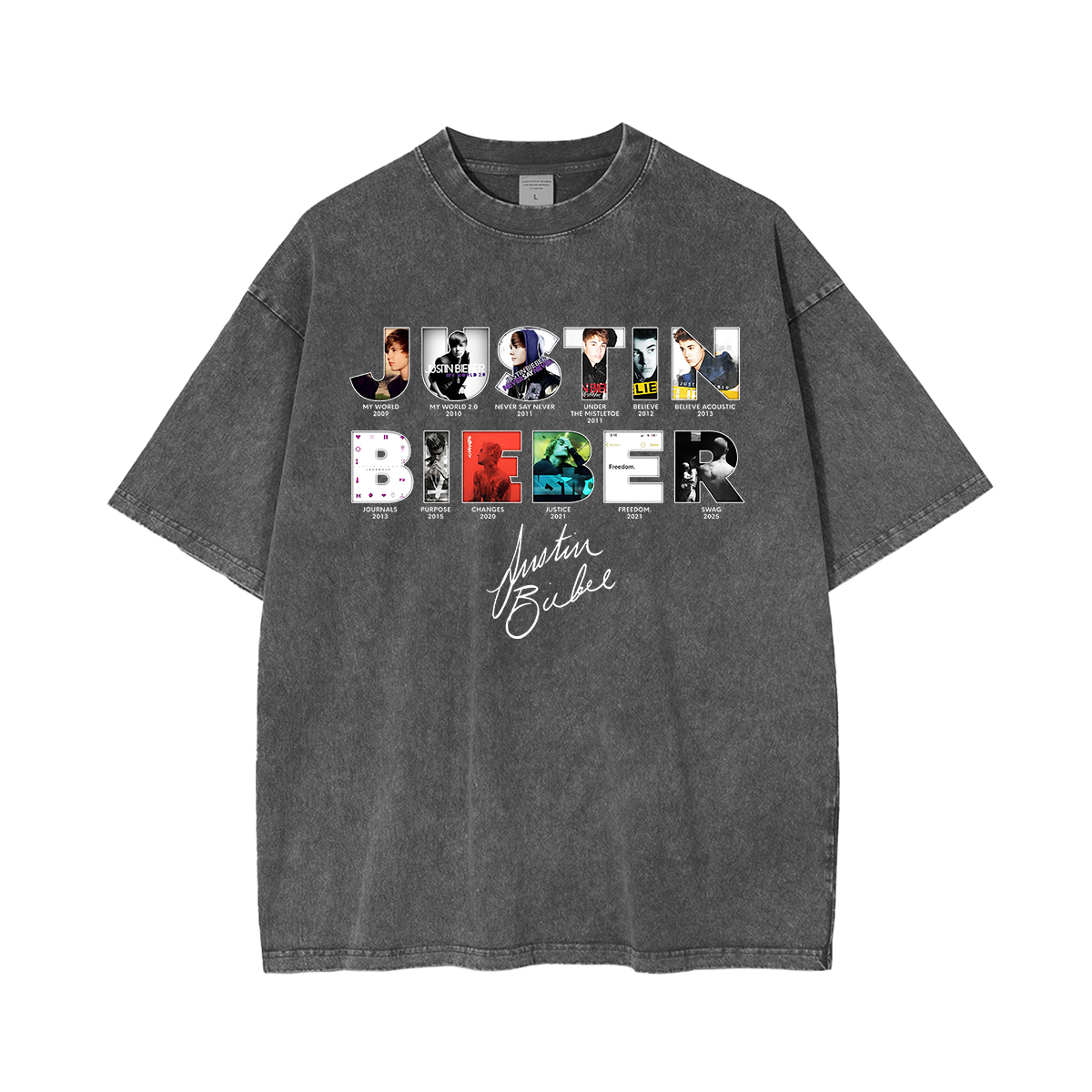 JUSTIN BIEBER Washed Unisex T-Shirt