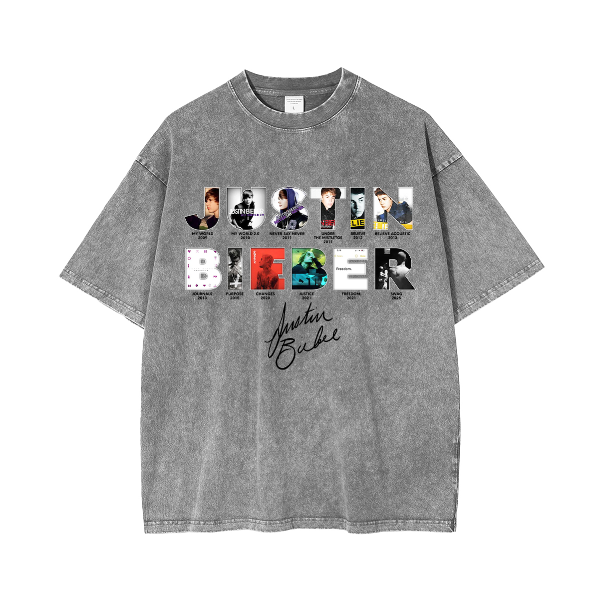 JUSTIN BIEBER Washed Unisex T-Shirt