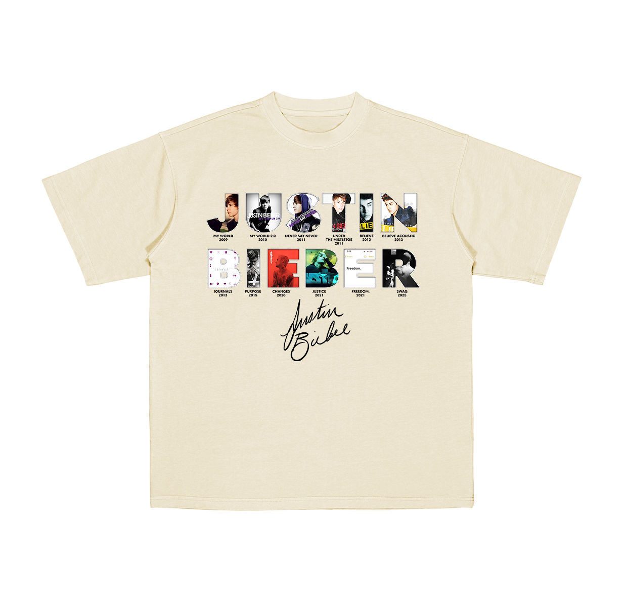 JUSTIN BIEBER Cotton Unisex T-shirt