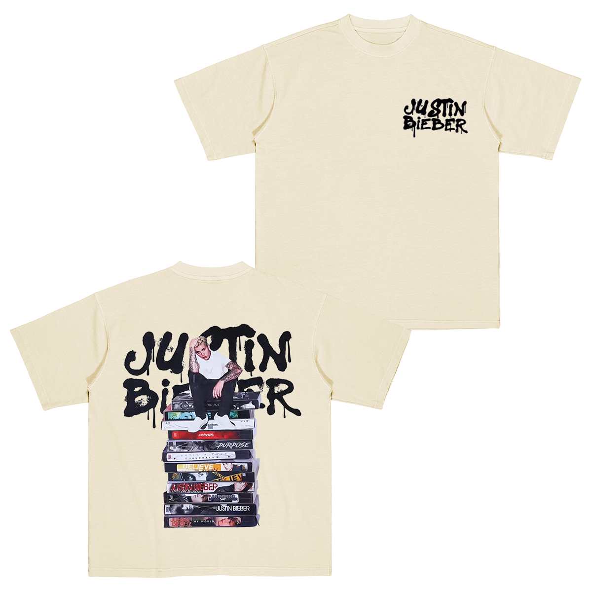 JUSTIN BIEBER Cotton Unisex T-shirt