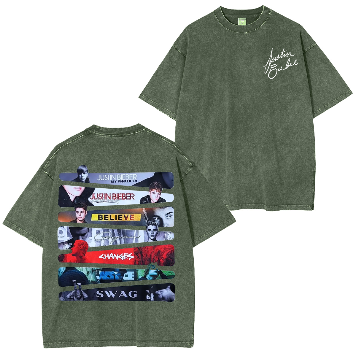 Justin Bieber Washed Unisex T-Shirt