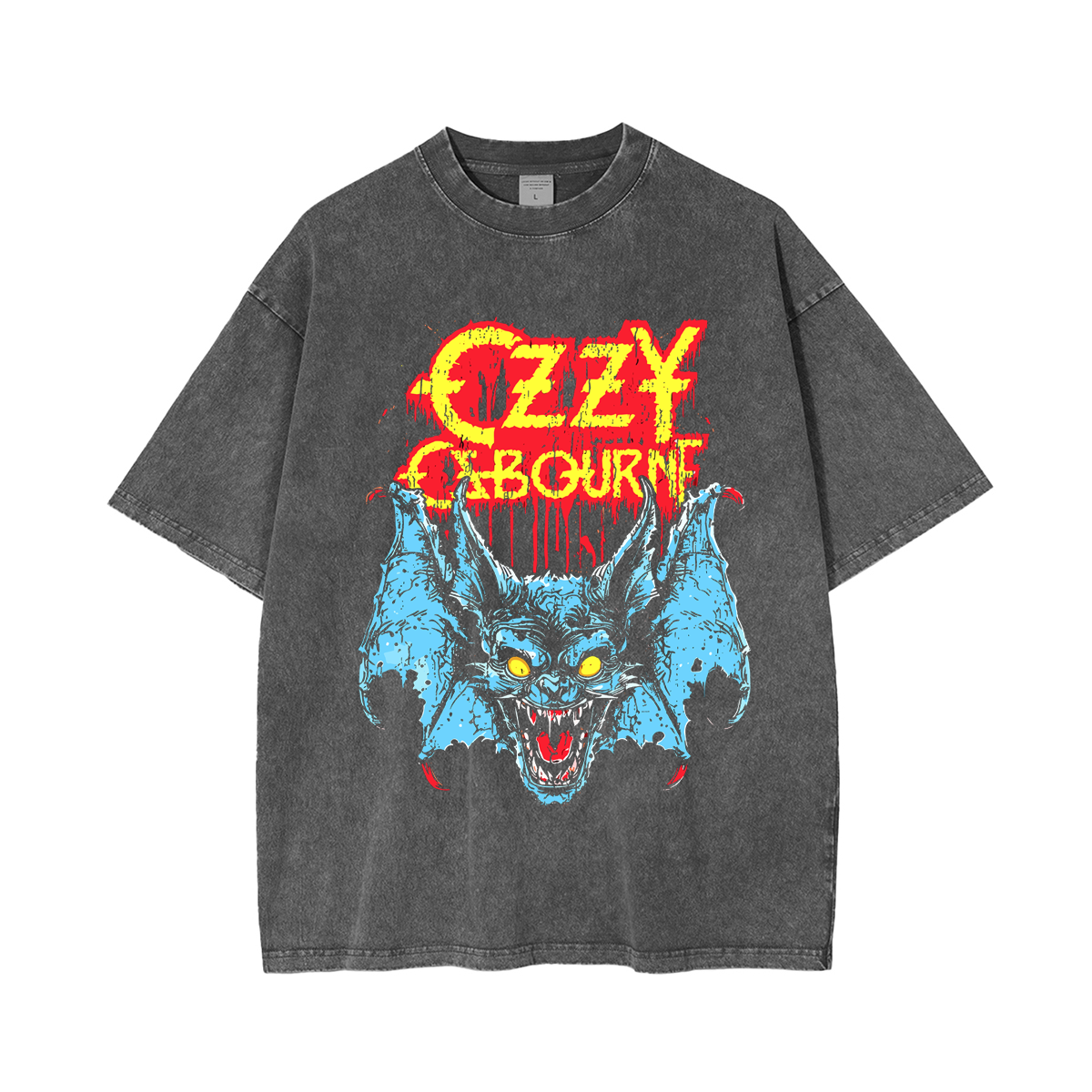 Ozzy Osbourne Rabid Bat Washed Unisex T-Shirt