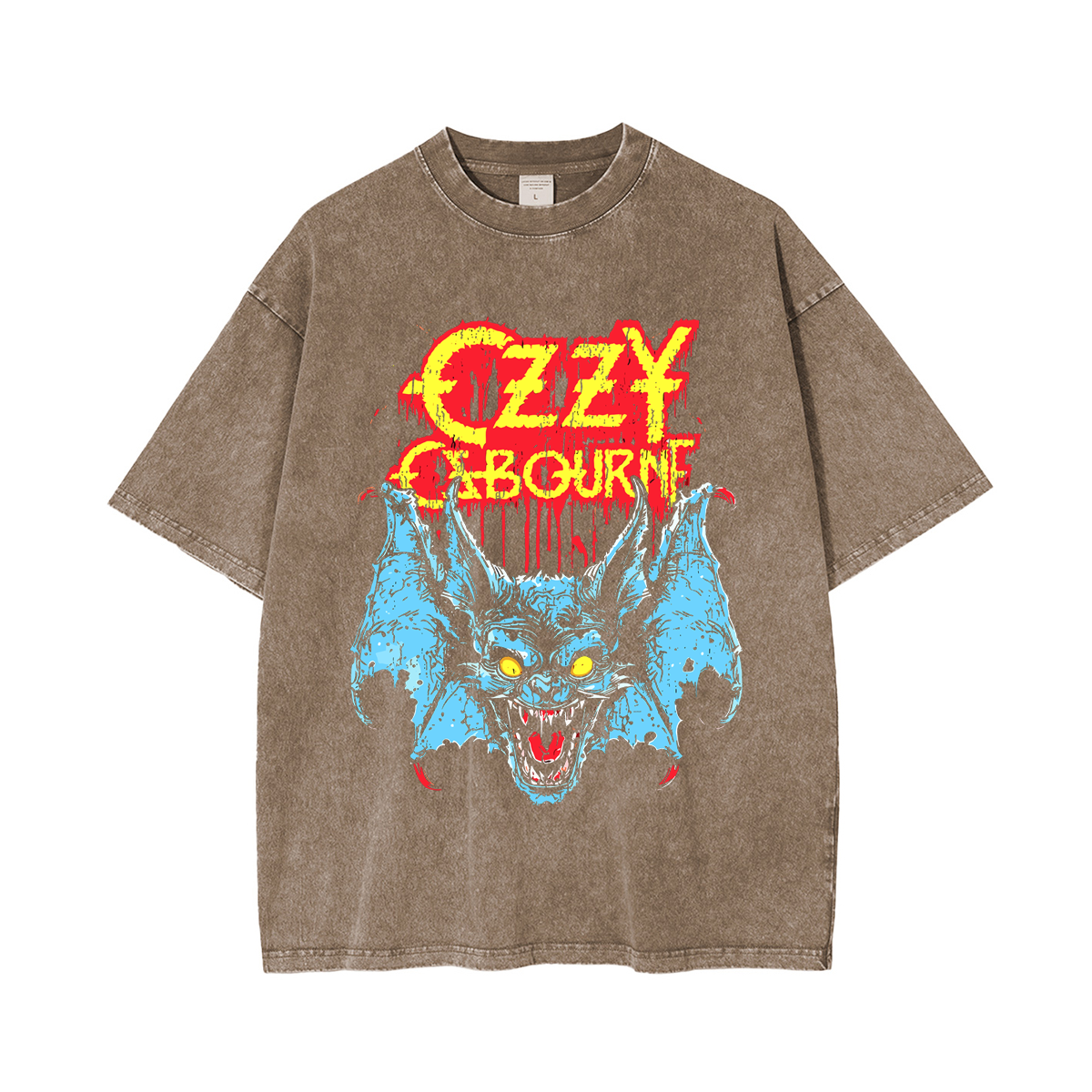 Ozzy Osbourne Rabid Bat Washed Unisex T-Shirt