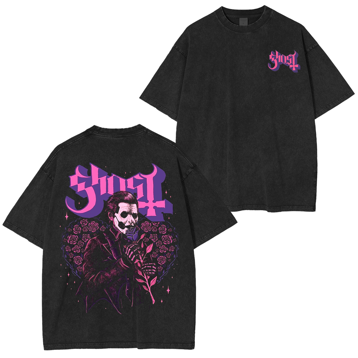 Ghost ,Bouquet IV  Washed Unisex T-shirt