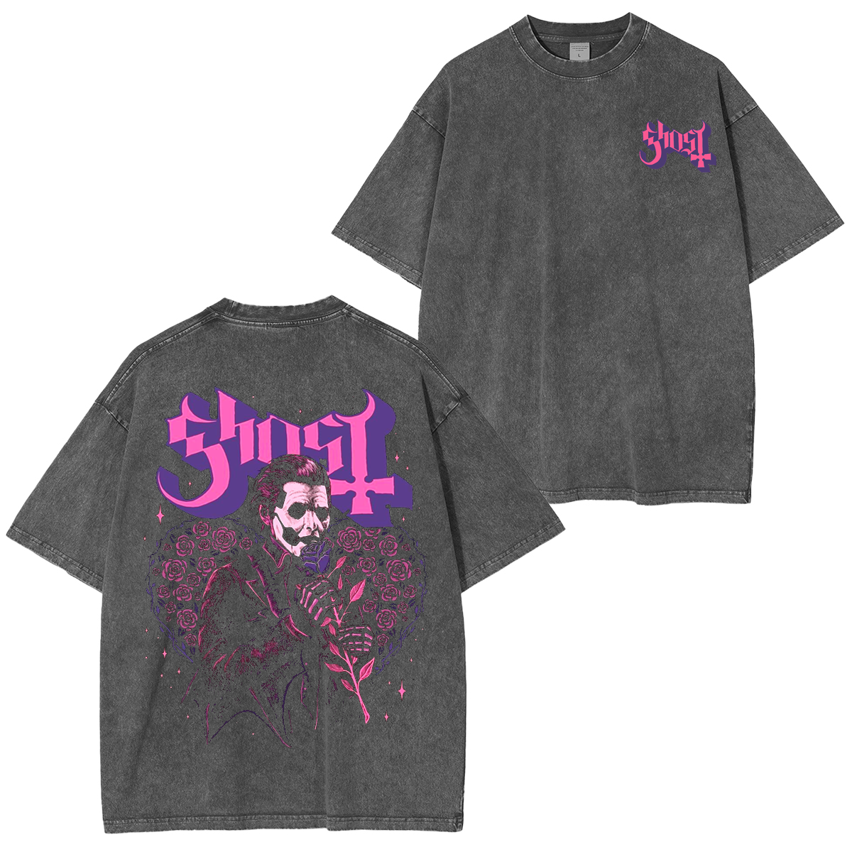 Ghost ,Bouquet IV  Washed Unisex T-shirt