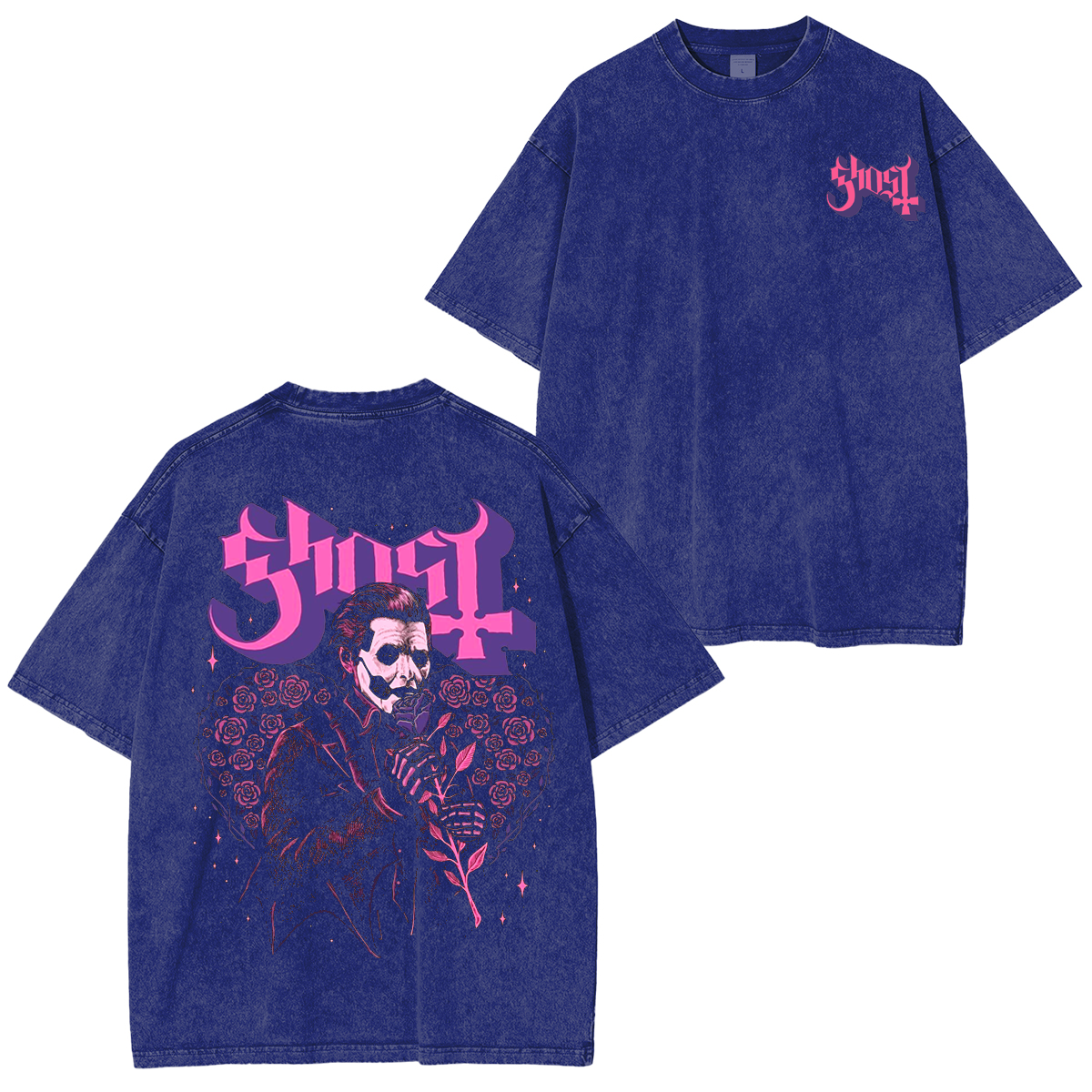 Ghost ,Bouquet IV  Washed Unisex T-shirt