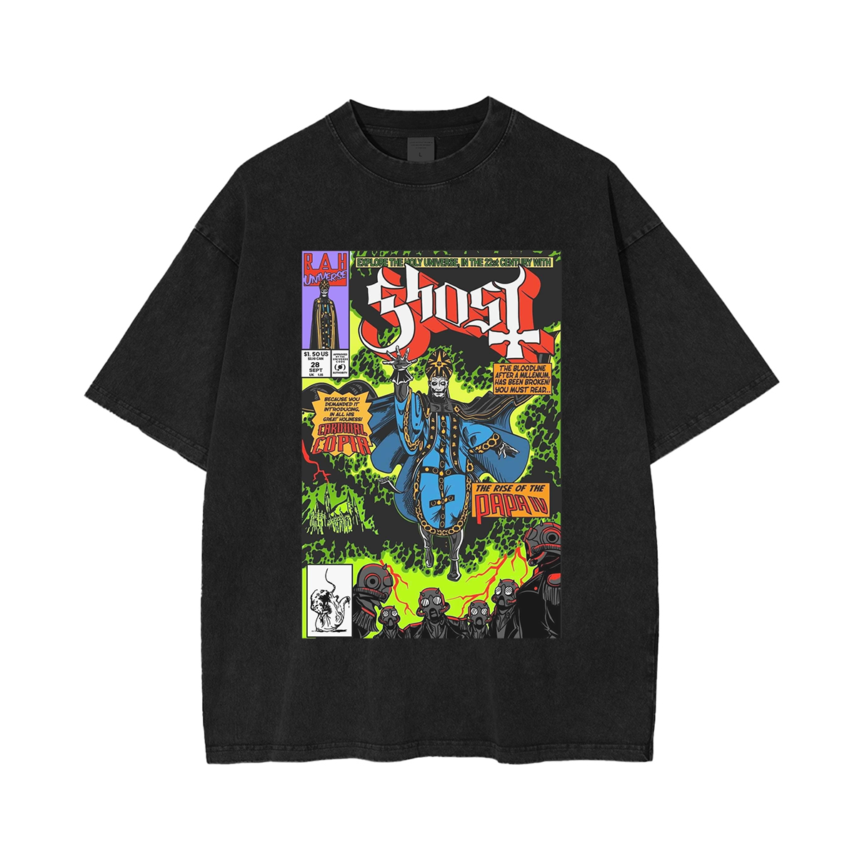 Ghost Band Washed Unisex T-Shirt