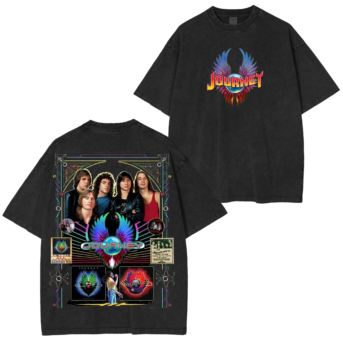 Journey Tribute Washed Unisex T-Shirt