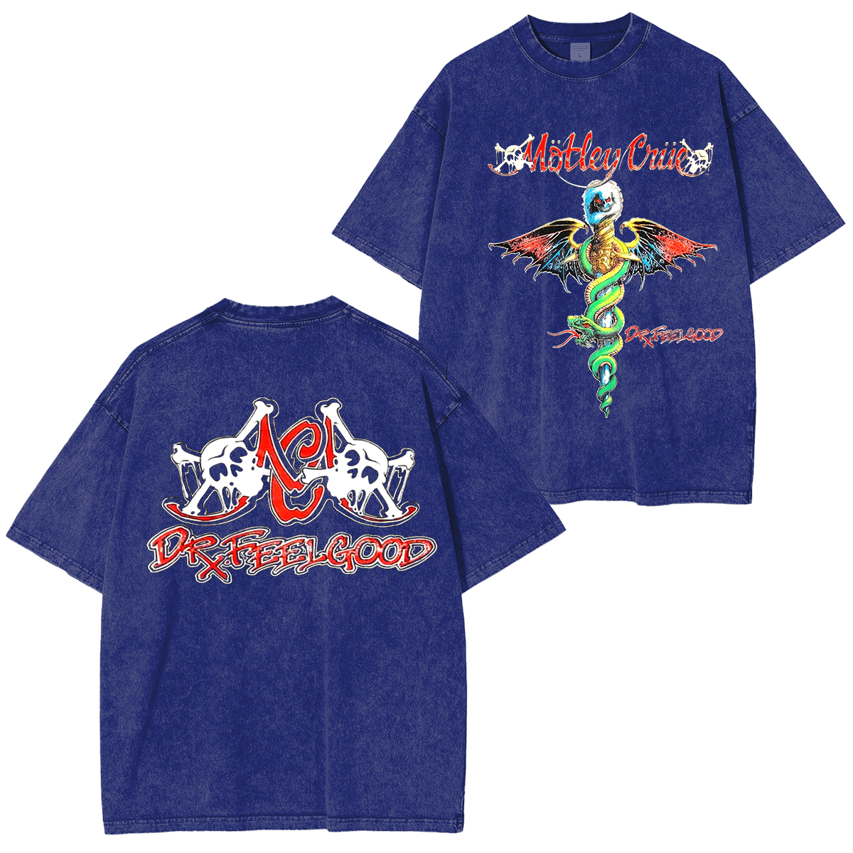 Motley Crue Dr.Feelgood Washed Unisex T-Shirt