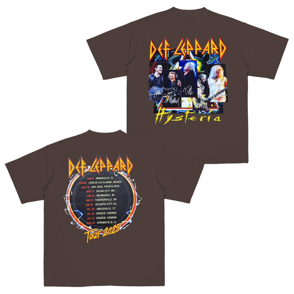 The Band Def Leppard Cotton Unisex T-shirt