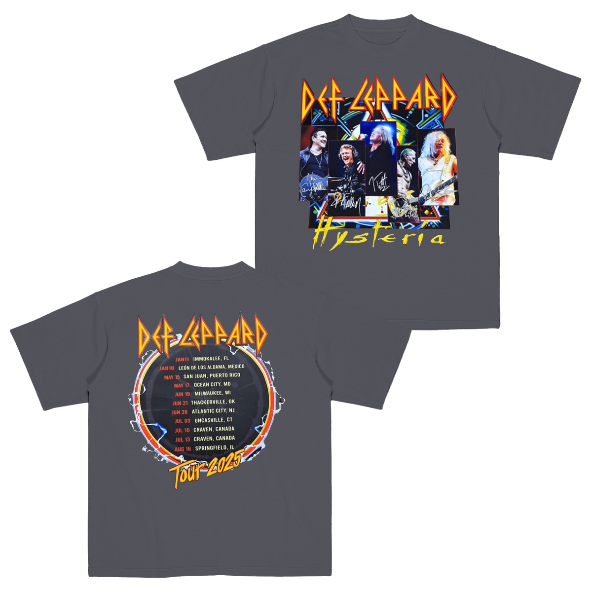 The Band Def Leppard Cotton Unisex T-shirt